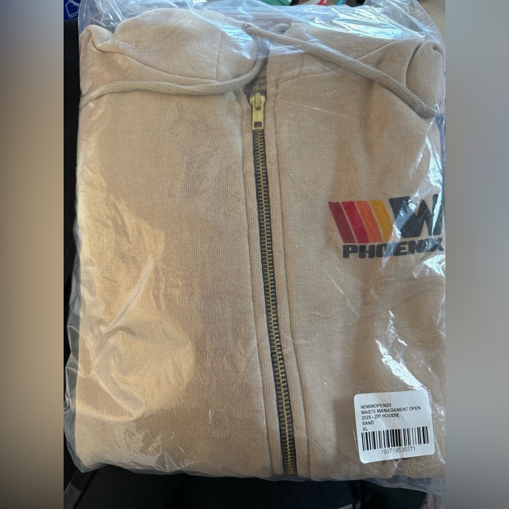 NWT Aviator Nation Waste Management Phoenix Open Zip-Up Hoodie Size XL Unisex - Picture 8 of 8